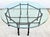 Glass Vintage Baker Style Tortoise Shell Faux Bamboo & Glass Coffee Table For Sale - Image 7 of 12