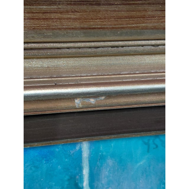 Framed Signed Oil on Canvas Polo Player Painting For Sale - Image 12 of 14