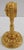 Sherle Wagner Sherle Wagner Ribbon & Reed 22kt Gold Plated Brass and Crystal Fluted Towel Bar For Sale - Image 4 of 11