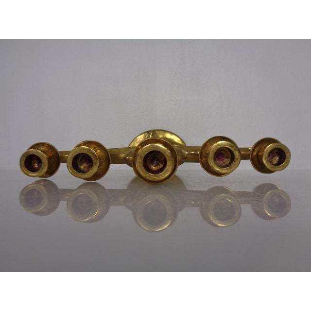Large Brutalist Bronze Candleholder, Italy, 1960s For Sale - Image 16 of 18