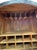 Rustic Rustic Bourbon Whiskey Barrel Open Wine Bar Cabinet For Sale - Image 3 of 7