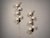 Mid-Century Modern 1940s Mid-Century Modern, Astra, Monumental Floral Sconces, Copper, Brass, Glass - a Pair For Sale - Image 3 of 14