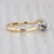 Metal 0.14ctw Diamond Bypass Ring 18k Gold Platinum Size 8.5 Wedding Anniversary For Sale - Image 7 of 8