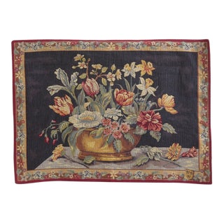 French Tapestry Wall Art on Rod For Sale