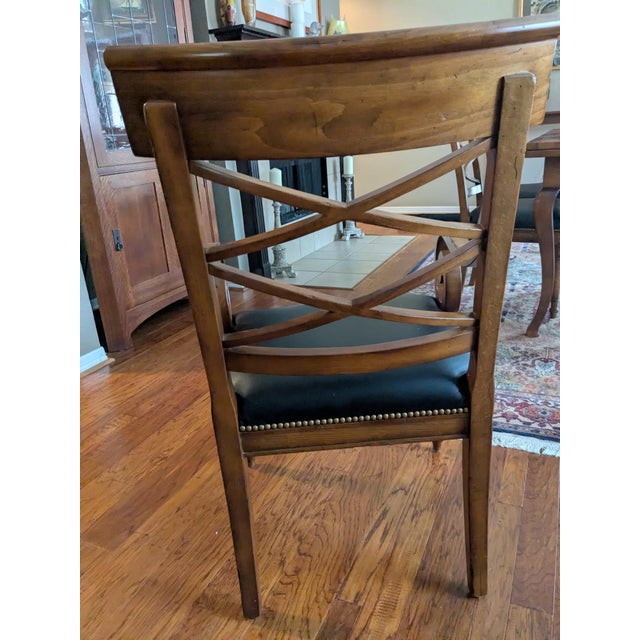 2002 Baker Milling Road Italian Provincial Maple Dining Set - 9 PCS For Sale - Image 9 of 14