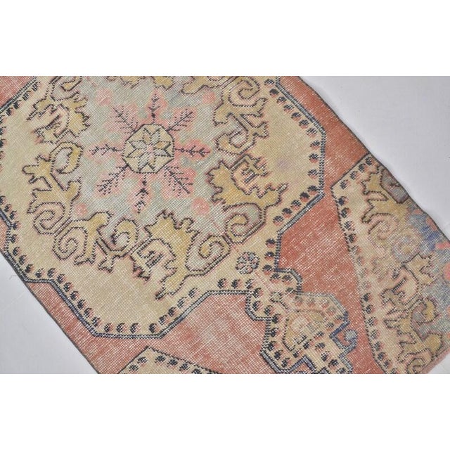 Handmade Oushak Anatolian Carpet For Sale - Image 9 of 10