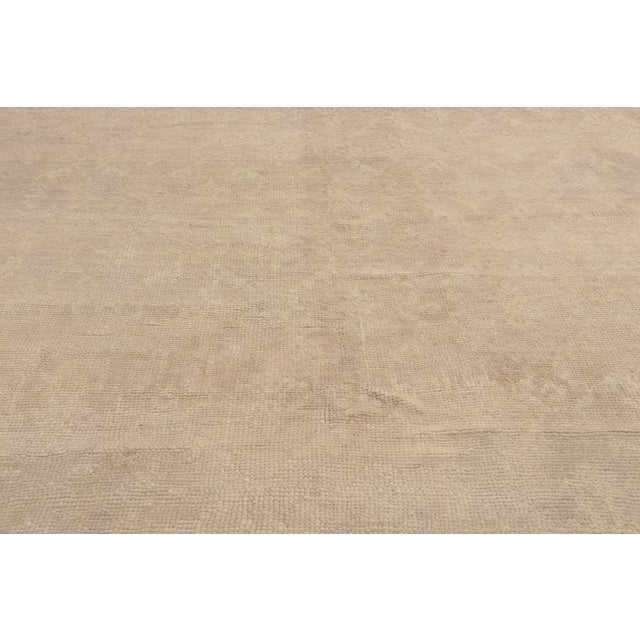Mid 20th Century Vintage Turkish Oushak Rug, 04'11 X 08'09 For Sale - Image 5 of 10