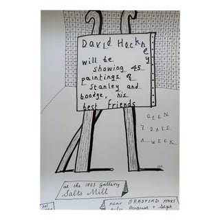 David Hockney, Dog Show Exhibition Poster, 1990s, Print For Sale
