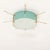 Mid-Century Modern Italian Flush Mount in the style of Gio Ponti, 1950s For Sale - Image 4 of 6