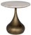 Noir NOIR Mateo Side Table, Aged Brass For Sale - Image 4 of 9