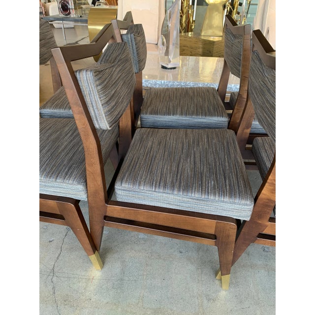 Custom Made Dining Chairs- Set of 6 For Sale In Palm Springs - Image 6 of 13