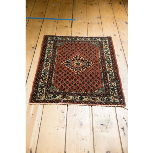 1930s Vintage Engelas Square Rug Mat - 1'11" X 2'5" For Sale - Image 5 of 6