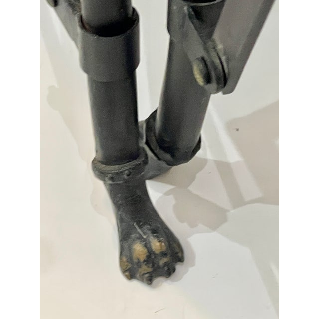 Set of Campaign Style Mirrored Top Gallery Nesting Table, France For Sale - Image 12 of 12