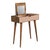 Blush Accent Dressing Table With Mirror and Storage For Sale - Image 4 of 8