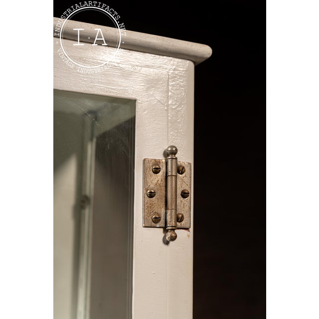 White Antique Dental Cabinet With Cabriole Legs in White For Sale - Image 8 of 16