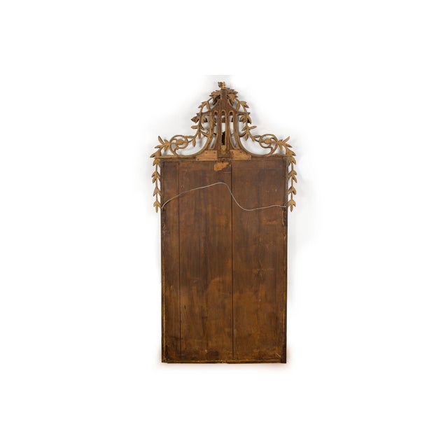 Fine Chinese Chippendale Pagoda Carved Giltwood Wall Mirror, English C. 1775 For Sale - Image 14 of 18