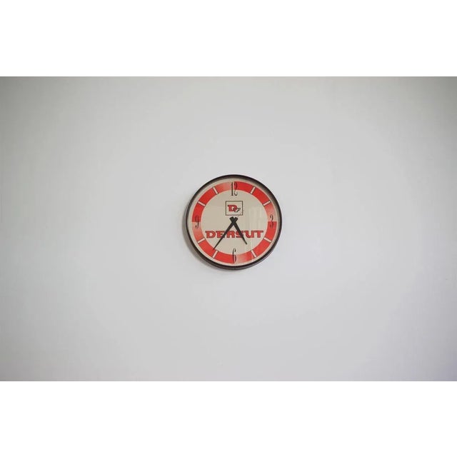 Plastic Wall Clock from Dersut, 1970s For Sale - Image 7 of 8