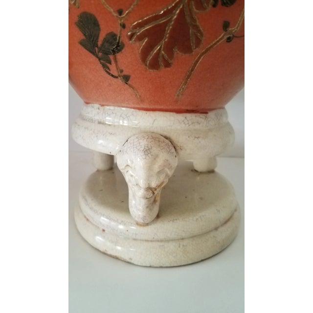 Mid 18th Century Antique, Satsuma Porcelain Incense Burner For Sale In Phoenix - Image 6 of 11