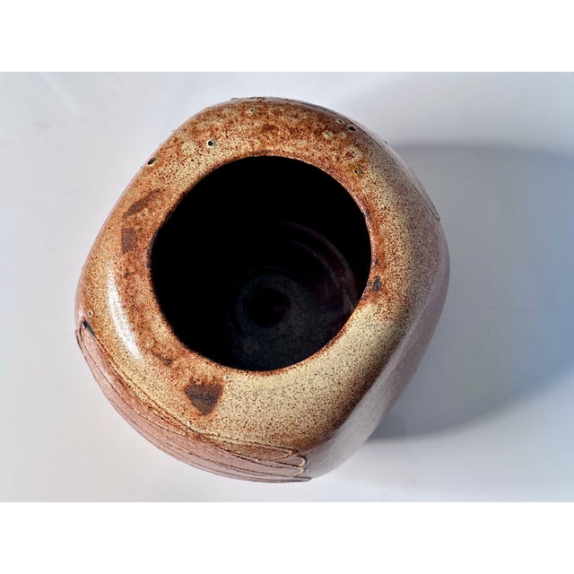 Modernist Sculptural Studio Ceramic Art Vase from Helma Klett, Germany, 1950s For Sale - Image 9 of 18
