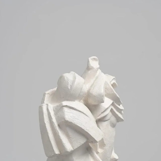 Jan Keustermans, Abstract Sculpture, 1990s, Plaster For Sale - Image 8 of 14