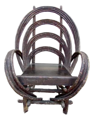 Antique Folk Art Bentwood Twig Chair