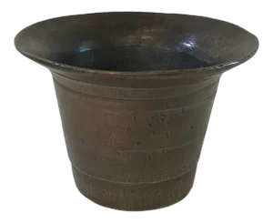 Vintage Copper Lipped Vessel