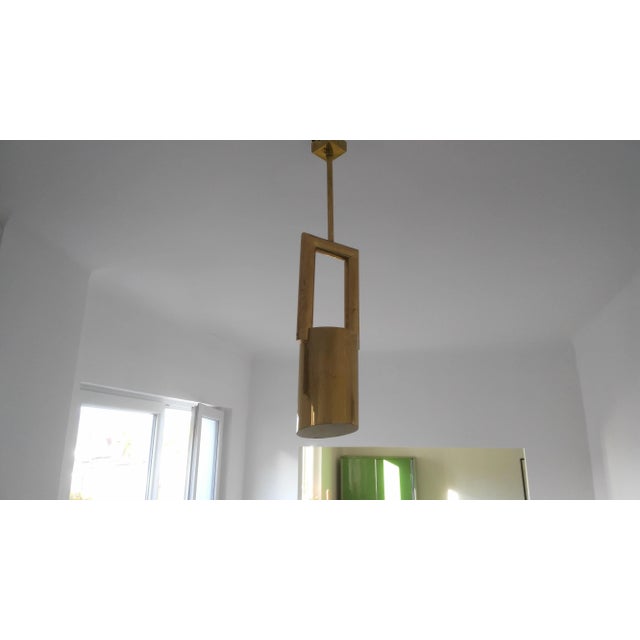 Brass Pendant Lamps, 1970s, Set of 4 For Sale - Image 6 of 6