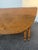 1920s Antique Restored Oak Gate Leg Drop Leaf Dining Table With Drawer For Sale - Image 5 of 16