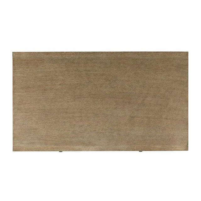 A transitionally styled bedside table with a rectangular top over a handy apron rail drawer finished in our 09 Vintage...