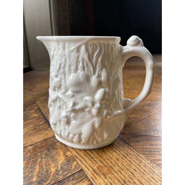 Ceramic Early 20th Century Minton Porcelain White Milk Pitcher For Sale - Image 7 of 7