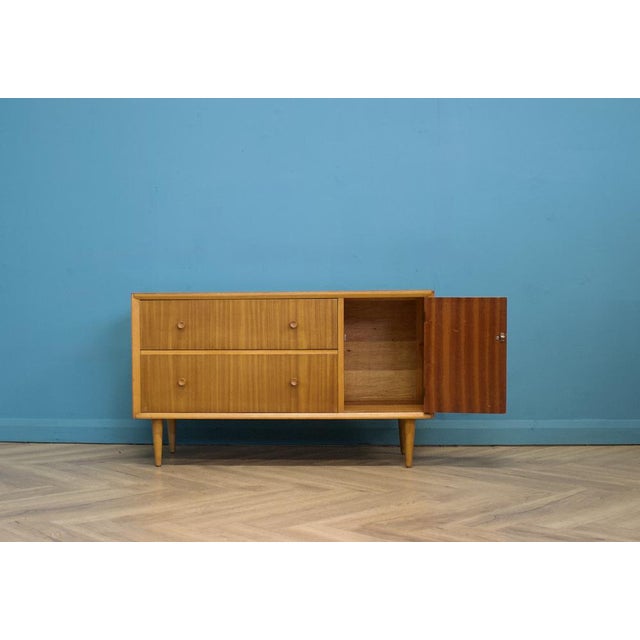 Mid Century Teak Compact Sideboard from CWS, 1960s For Sale - Image 4 of 11