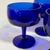 Blue Vintage Gorham Mid Centruy Modern Cobalt Blue Glasses Champagne / Tall Sherbet - Set of 6 For Sale - Image 8 of 8
