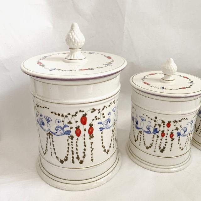 Antique Italian Ceramic Kitchen Canister Sets English Lessons