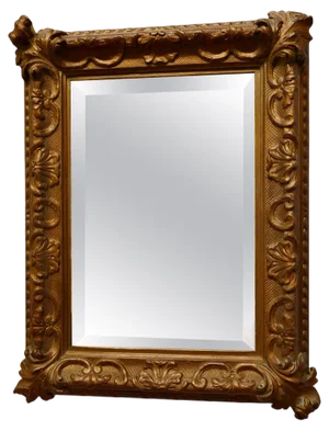 19th Century Rococo Giltwood Wall Mirror, 1870s