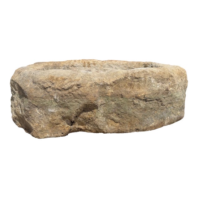 Antique Limestone Trough 5526d For Sale