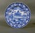 Boston State House Pair of Staffordshire Blue and White Pottery Plates, John Rogers & Son Circa 1825 This pair of...