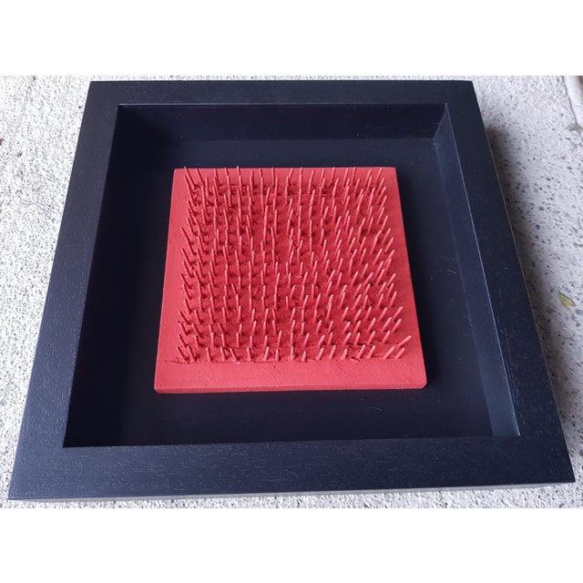 Aubertin Bernard, Nails Painting, 1970, Framed For Sale - Image 6 of 12