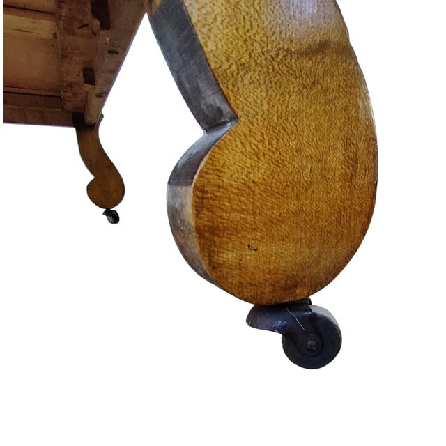 Restored Antique 19th-Century American Empire Chest of Drawers For Sale - Image 9 of 11