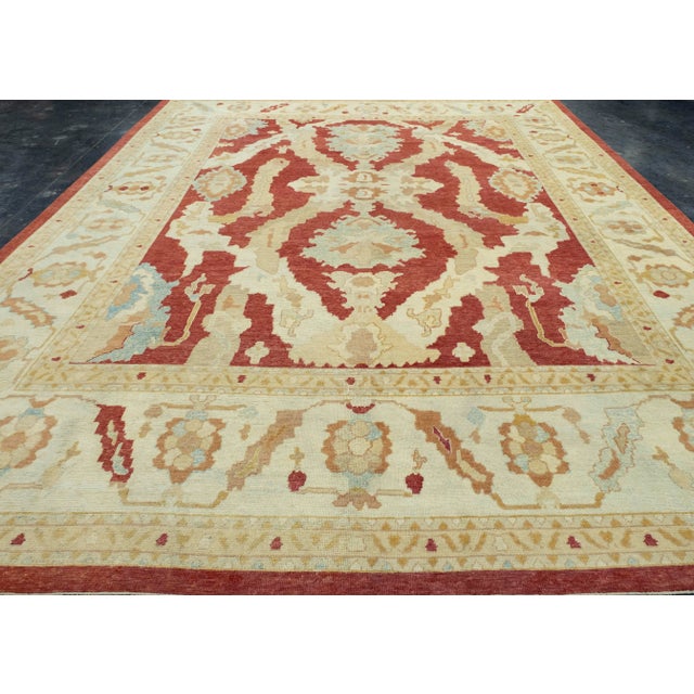 Turkish Oushak Rug 11'11" x 15'8" #18542 Explore a curated collection of hallway runners, wool rugs, and handmade...