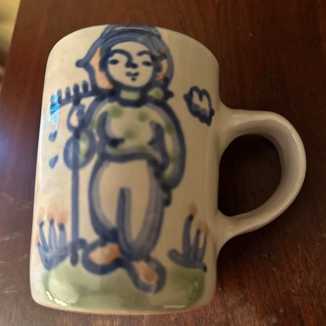 Mary Alice Hadley mug with farmer boy. Hadley Pottery is one of Louisville's most iconic and well-known potteries in the...