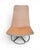 Mid-Century Modern Low Danish Sling Chair in Skiaccio Fabric with Chrome Base, 1970 For Sale - Image 3 of 6