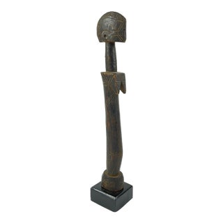Early 20th Century Mossi Biiga Doll on Custom Base Burkina Faso For Sale