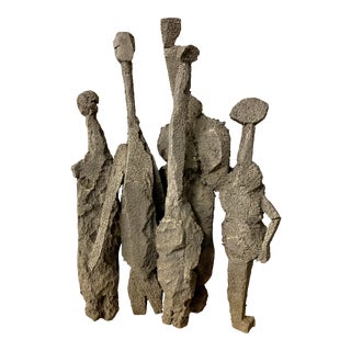 Abstract Volcanic Ash Sculpture 1960's For Sale