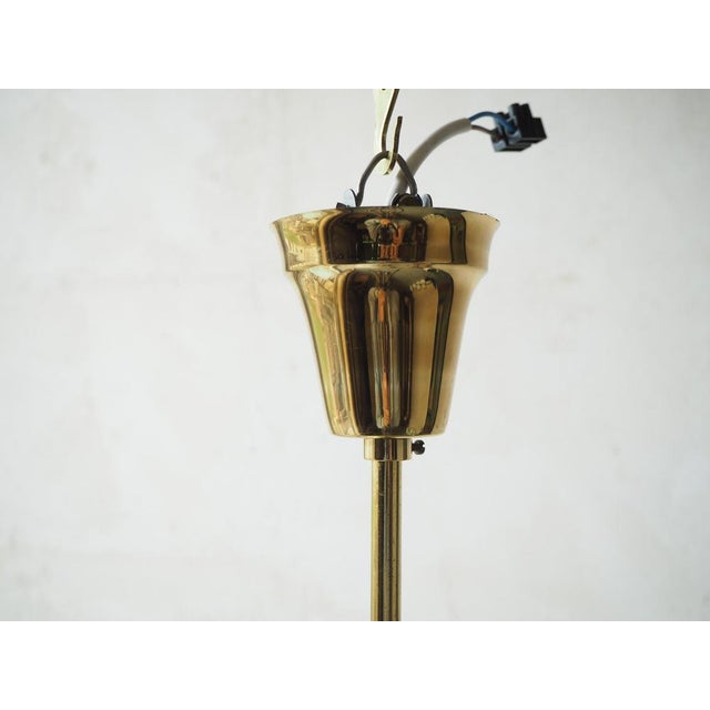 Gold Mid-Century Glass Chandeliers, Bohemia, 1960s For Sale - Image 8 of 18