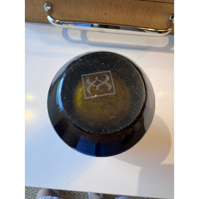 Jean Luce Authentic French Art Deco "Vase Oblong" Designed by Jean Luce For Sale - Image 4 of 4
