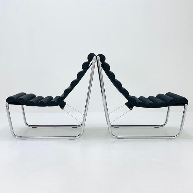 Vintage Bauhaus Boudins Lounge Chair by Michel Boyer, France, 1970s For Sale - Image 5 of 11