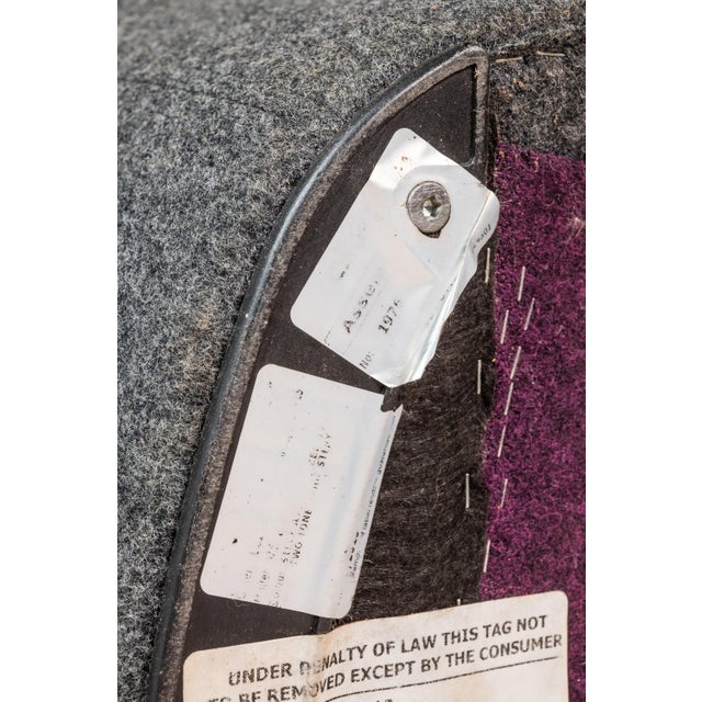 Set of Two (2) Post Modern "Bison" & "Venus" Lounge / Accent Chairs in Mohair by Simon Pengelly for Allermuir, United Kingdom, C. 2010s For Sale - Image 17 of 17