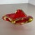 Italian Red Yelllow Ashtray in Murano Glass, 1970s For Sale - Image 13 of 18