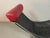 Mid-Century Modern Mid-Century Modern Danish Interdane Lounge Chair in Black and Red Leather by Oluf Lund for Trio-Line, Denmark, 1990s For Sale - Image 3 of 17
