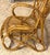 Light Yellow Pair of Italian Mid-Century Rattan High-Back Lounge Chairs, Style Franco Albini For Sale - Image 8 of 11